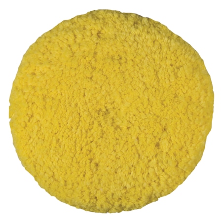 Presta Rotary Blended Wool Buffing Pad - Yellow Medium Cut -, PK12 890142CASE